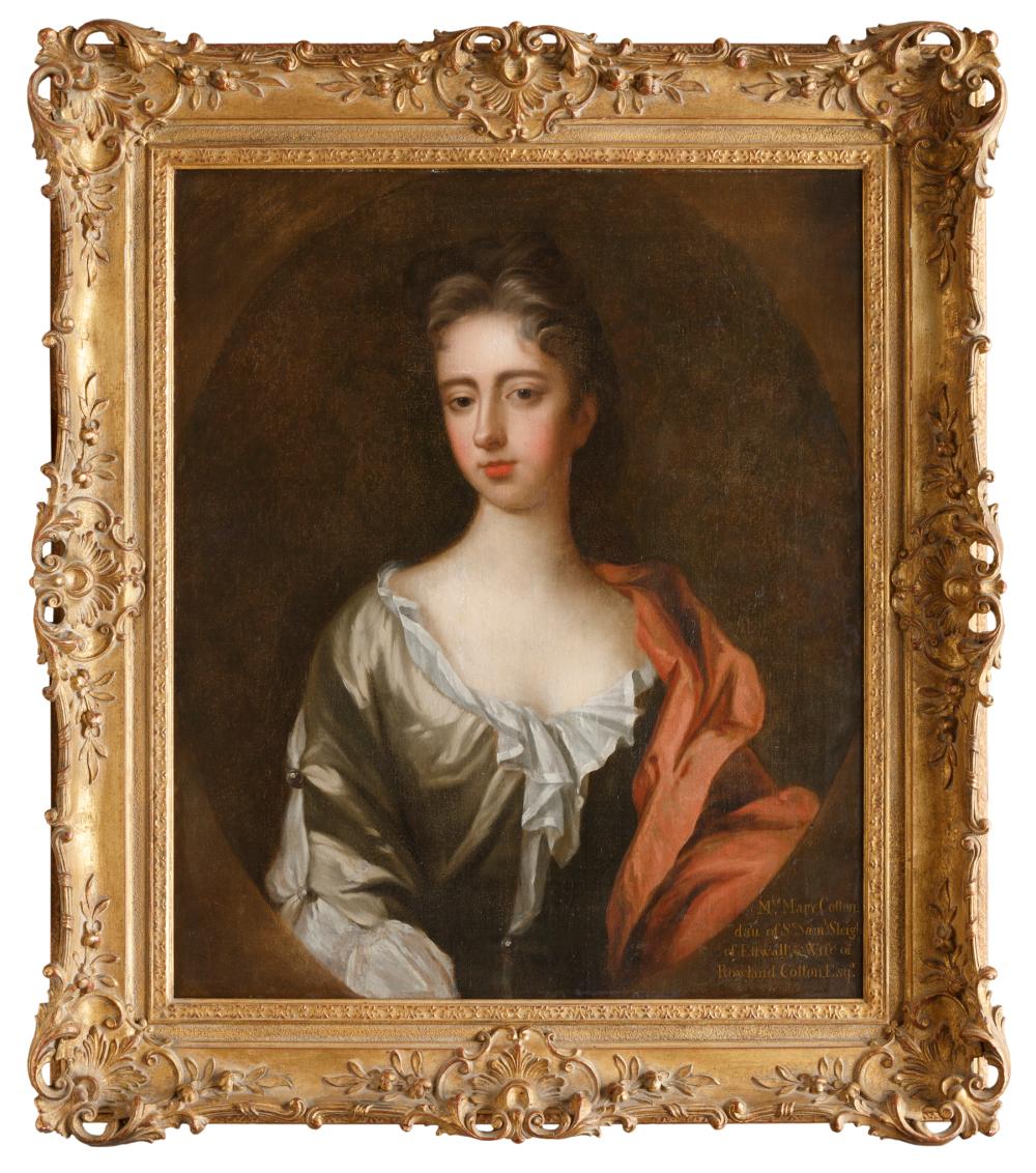 Appraisal: British School th c Portrait of Mrs Mary Cotton Daughter