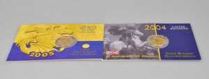 Appraisal: Two Royal Mint half sovereigns blister packs