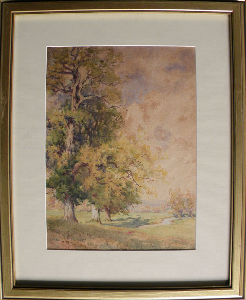 Appraisal: Mary Hagarty Florida - two watercolor on paper landscapes one