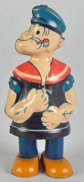 Appraisal: Tin Litho Chein Popeye Waddler Wind-Up Toy Description American Working