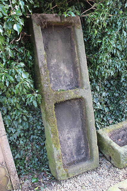 Appraisal: A LARGE DOUBLE STONE TROUGH cm x cm x cm