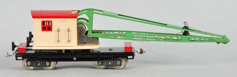 Appraisal: Tinplate Lionel No Crane Car Description American Pre-war Standard gauge