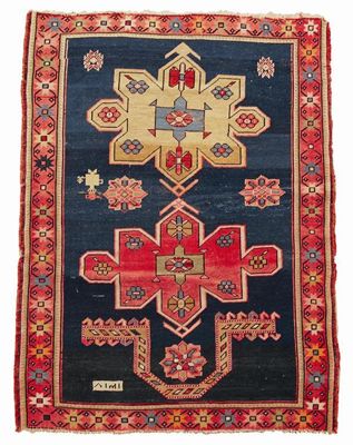 Appraisal: An Isfahan rug South West Persia c split lower end