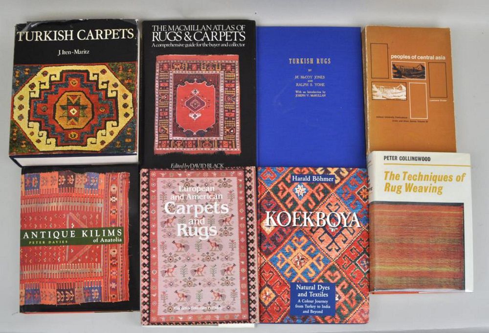 Appraisal: Lot Oriental Rug Tapestry Reference Books comprising Koekboya Natural Dyes