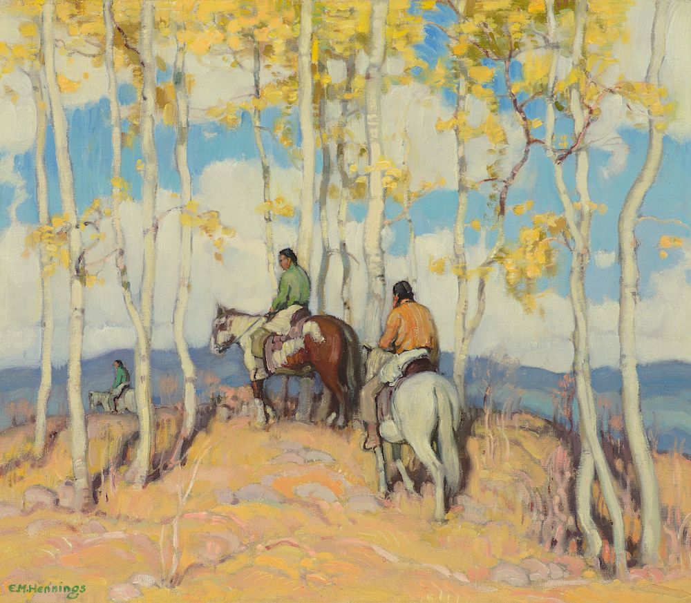 Appraisal: E Martin Hennings Over the Hill Exclusive on Bidsquare E