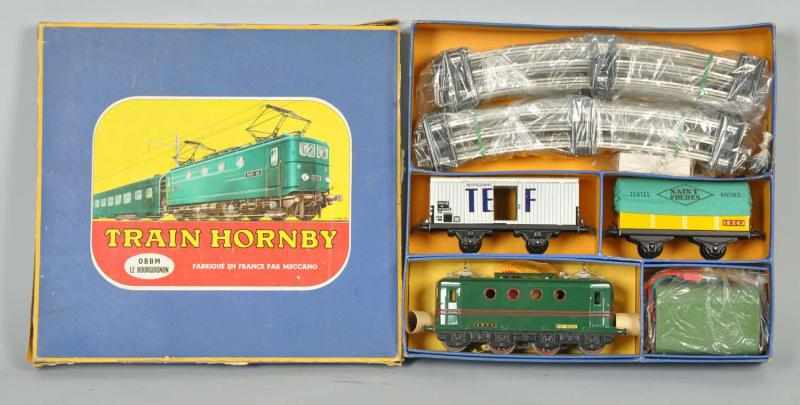 Appraisal: Hornby O-Gauge Freight Train Set English Later set with SNCF