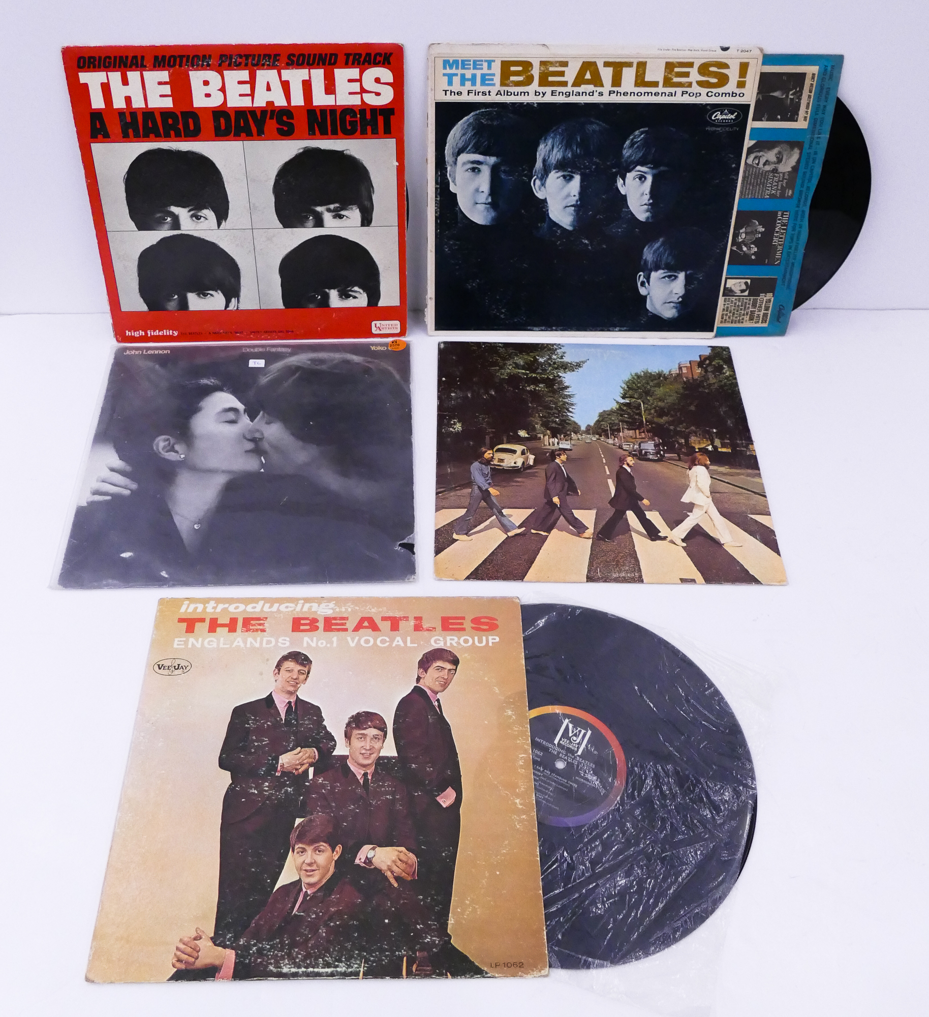 Appraisal: pc Vintage Beatles Records