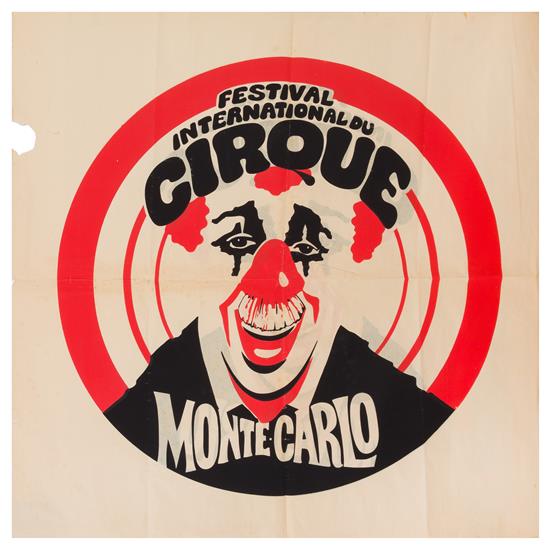 Appraisal: Sale Lot CIRCUS MONTE CARLO Courier x inches Wisconsin