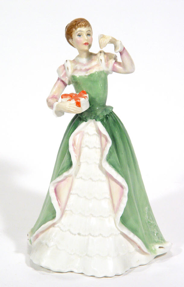 Appraisal: Hand painted Royal Doulton 'Merry Christmas' HN printed factory mark