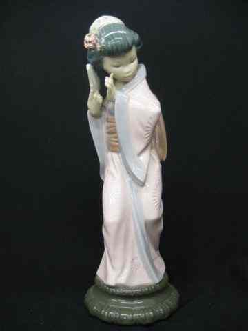 Appraisal: Lladro Porcelain Figurine ''Japanese Girl'' '' excellent