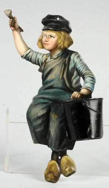 Appraisal: Tin Dutch Boy Match Holder Circa with only tiny marks