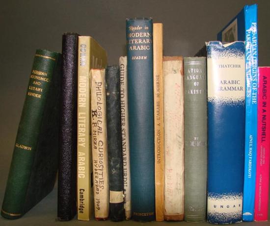 Appraisal: Languages Arabic Miscellany Titles Vols Mostly in English Includes vols