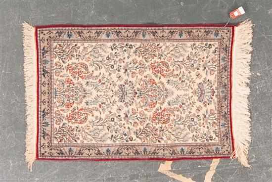 Appraisal: Fine Nain rug Iran circa x Estimate - Good condition