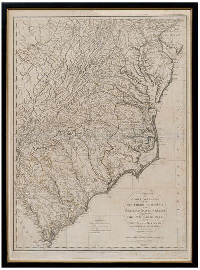 Appraisal: th century map of eastern United States quot The Marches