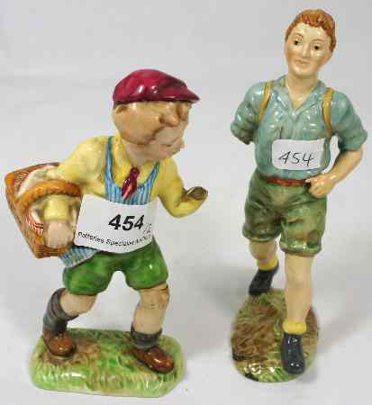 Appraisal: Beswick Figures The Hiker lower arm missing and Butcher Boy