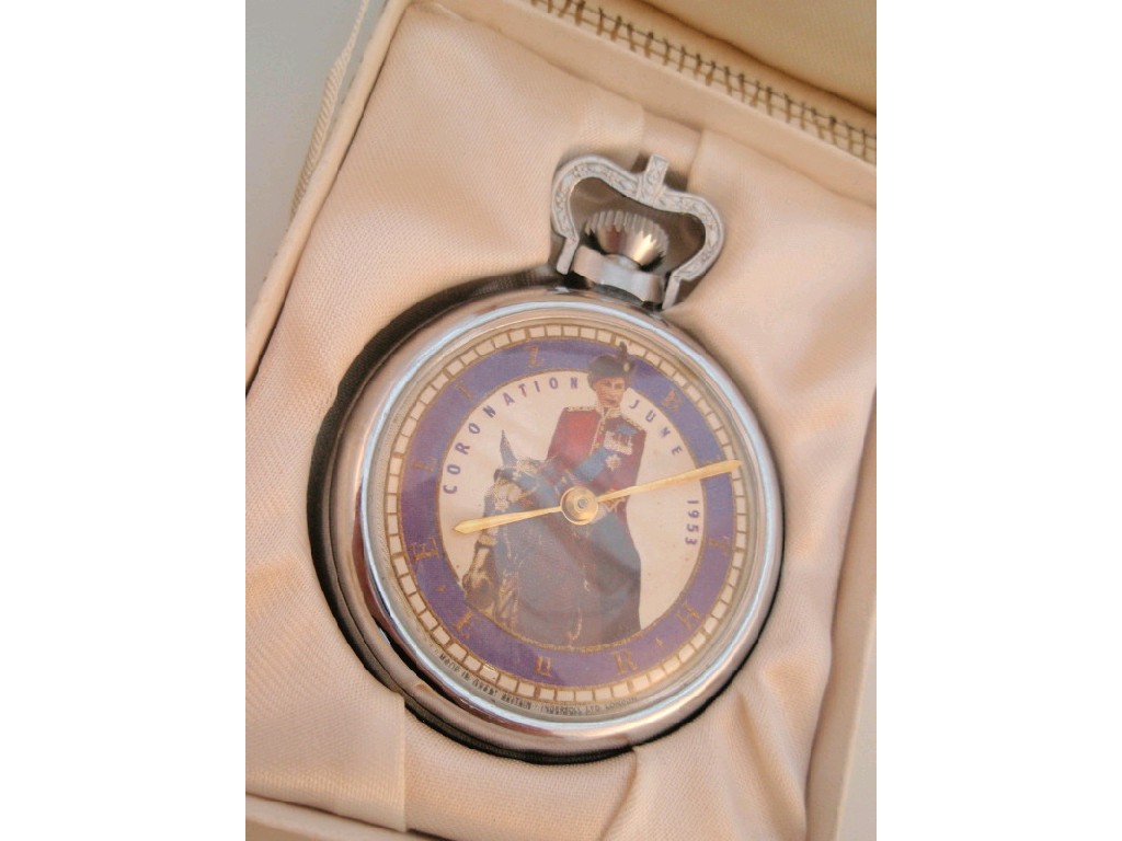 Appraisal: A Coronation stopwatch by Ingersoll in original case