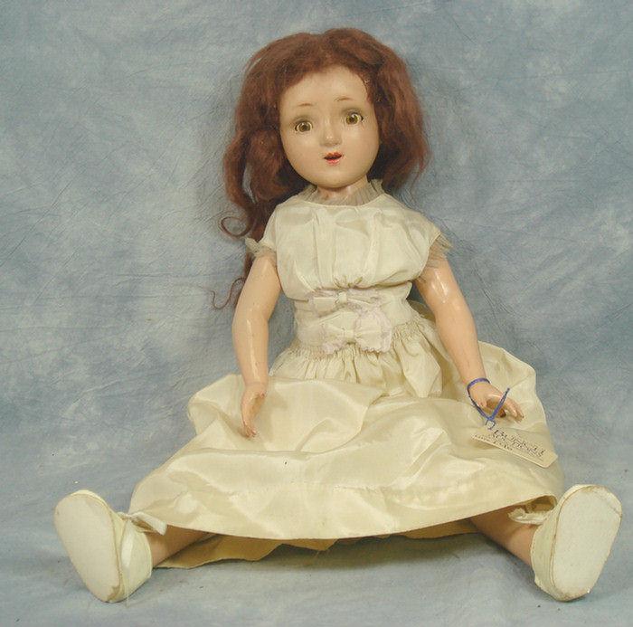 Appraisal: Composition doll not marked inches tall tip end of the