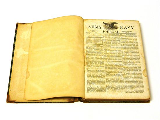 Appraisal: BOOK Civil War Army and Navy Journal Gazette of the