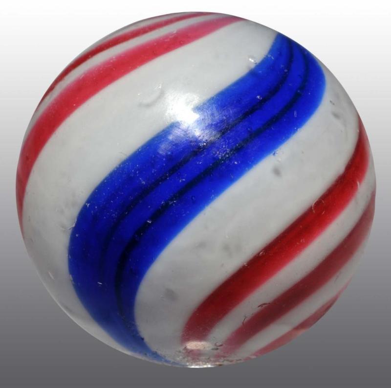 Appraisal: Peppermint Swirl Marble Description Nice peppermint with three bands of