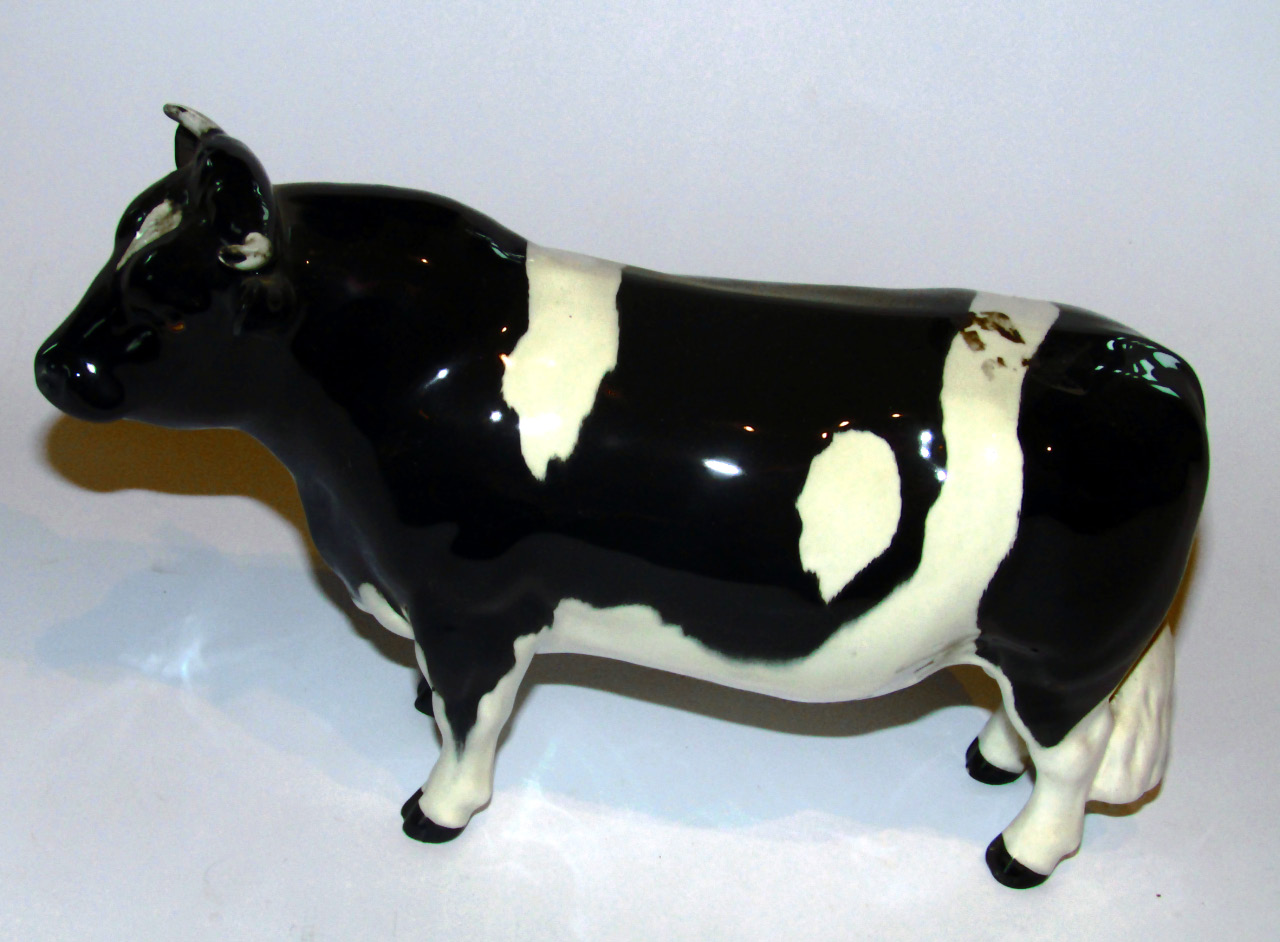 Appraisal: A thC Beswick pottery Friesian bull Coddington Hiltbar printed marks