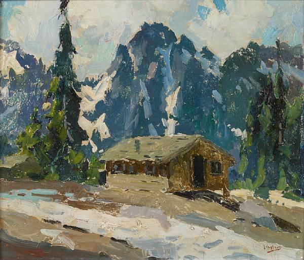 Appraisal: Eustace Paul Ziegler American - 'The blue mountain Paradise Valley'