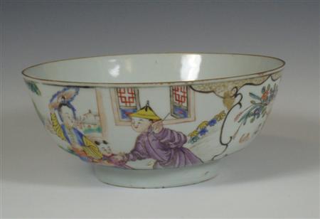 Appraisal: A th century Chinese famille rose porcelain bowl decorated to