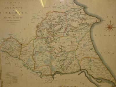 Appraisal: JOHN CARY The East Riding of Yorkshire hand coloured map