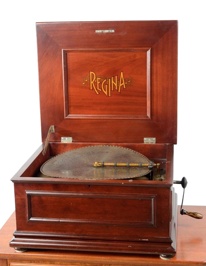 Appraisal: REGINA DISC MUSIC BOX The Regina Music Box Co Rahway