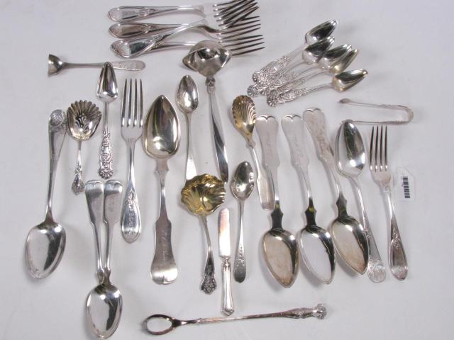 Appraisal: Group of Sterling Silver and Silver Plate flatware including dinner