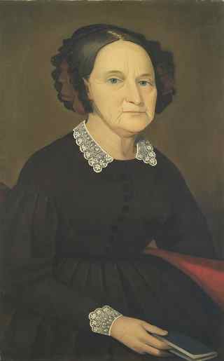 Appraisal: ATTRIBUTED TO AMMI PHILLIPSAmerican - Half-length portrait of a woman