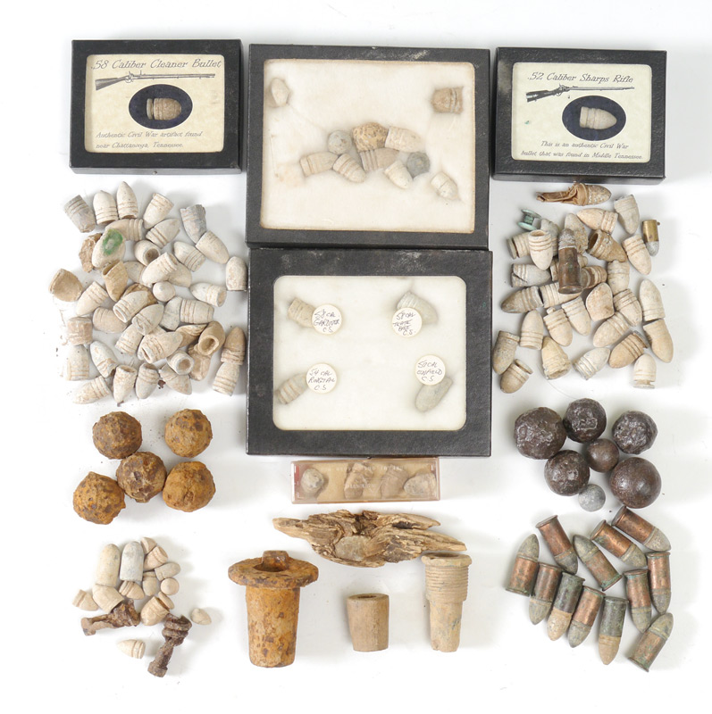 Appraisal: LARGE COLLECTION OF CIVIL WAR ERA BULLETS An assembled collection