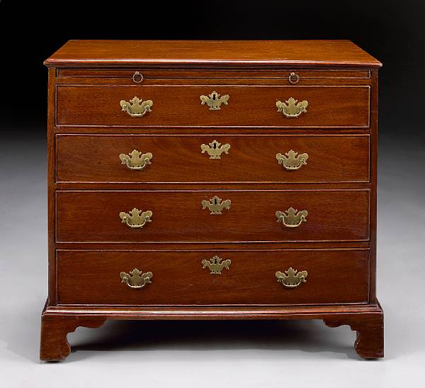 Appraisal: A George III mahogany chest fourth quarter th century The