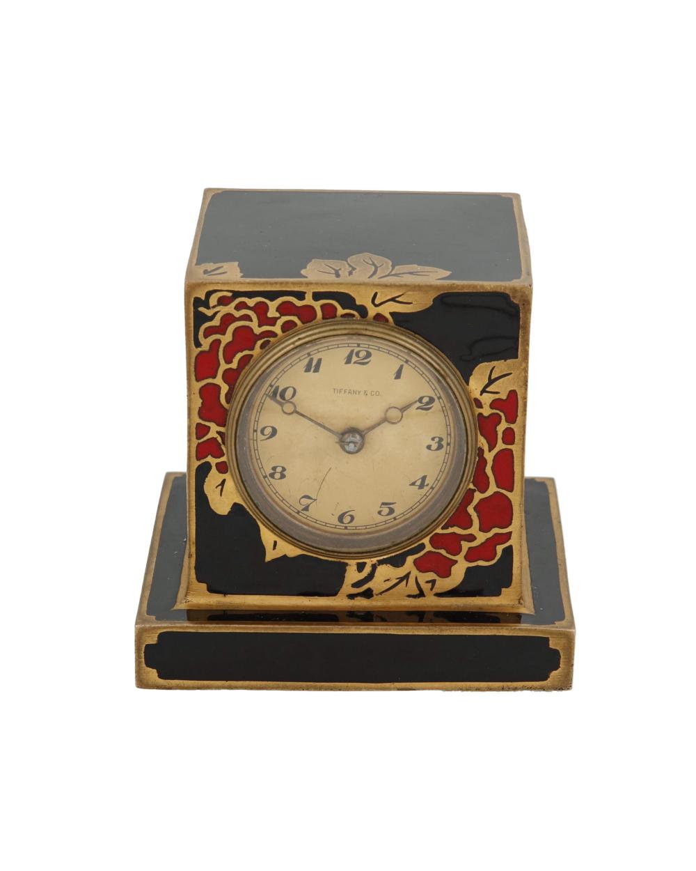 Appraisal: AN ART DECO CLOCK BY TIFFANY AND CO An Art