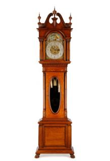 Appraisal: J J Elliott for Tiffany Co Oak Cased Clock J