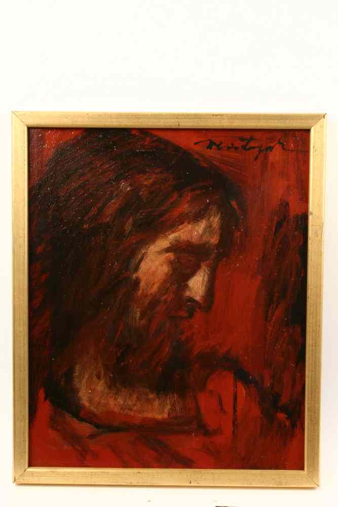 Appraisal: OOB - Head of Christ by Adolf Weintrager Hungarian -