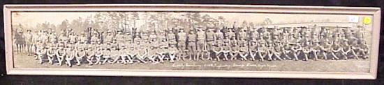 Appraisal: World War I yard long panoramic military photograph Supply Company