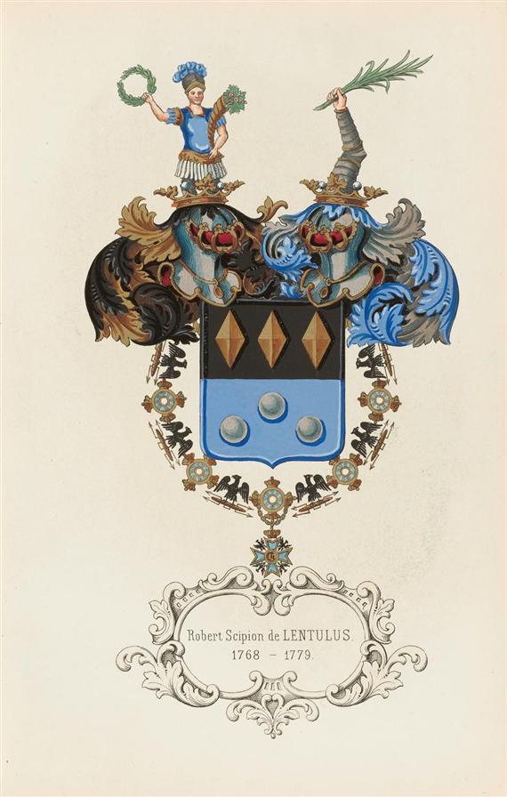 Appraisal: Neuch tel - Bovet F lix Armorial Neuchatelois Galerie historique