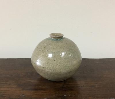 Appraisal: Katharine Pleydell-Bouverie British - a squat bulbous vase in celadon