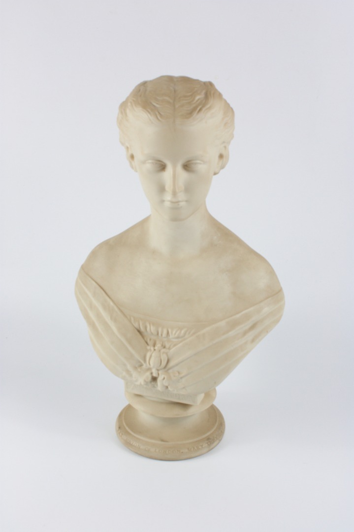 Appraisal: A Copeland Parian bust of Alexandra modelled by Mary Thornycroft