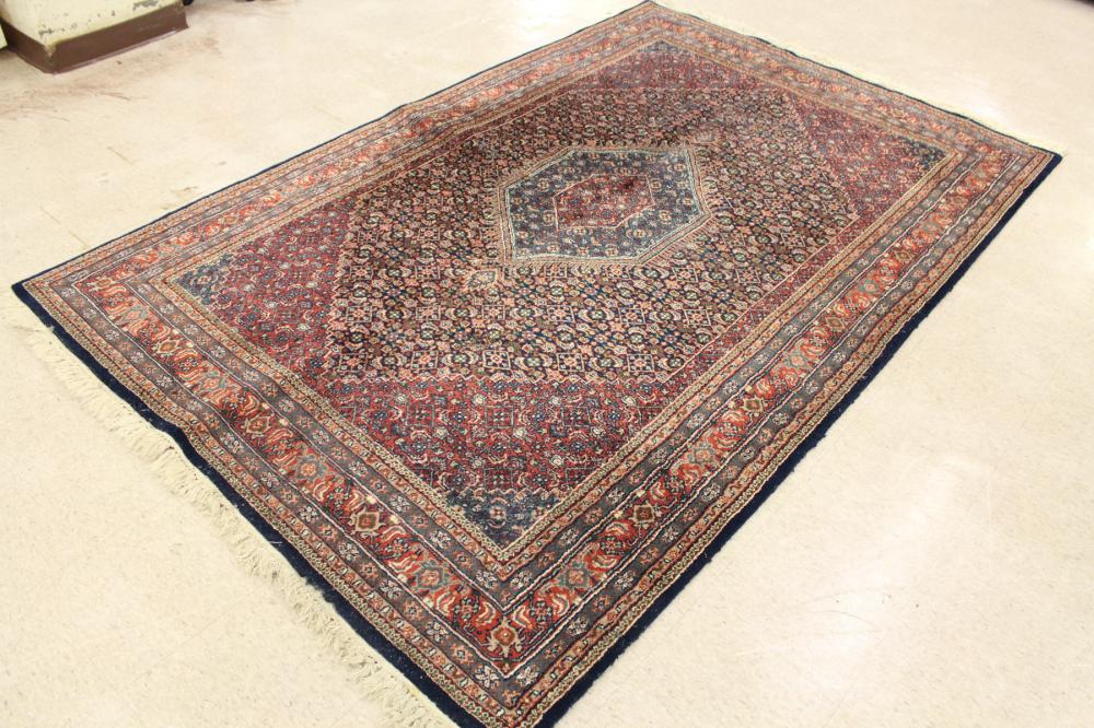 Appraisal: HAND KNOTTED ORIENTAL CARPET Indo-Bijar ' x '