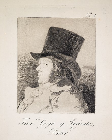 Appraisal: FRANCISCO JOS DE GOYA Francisco Goya y Lucientes Pintor Aquatint