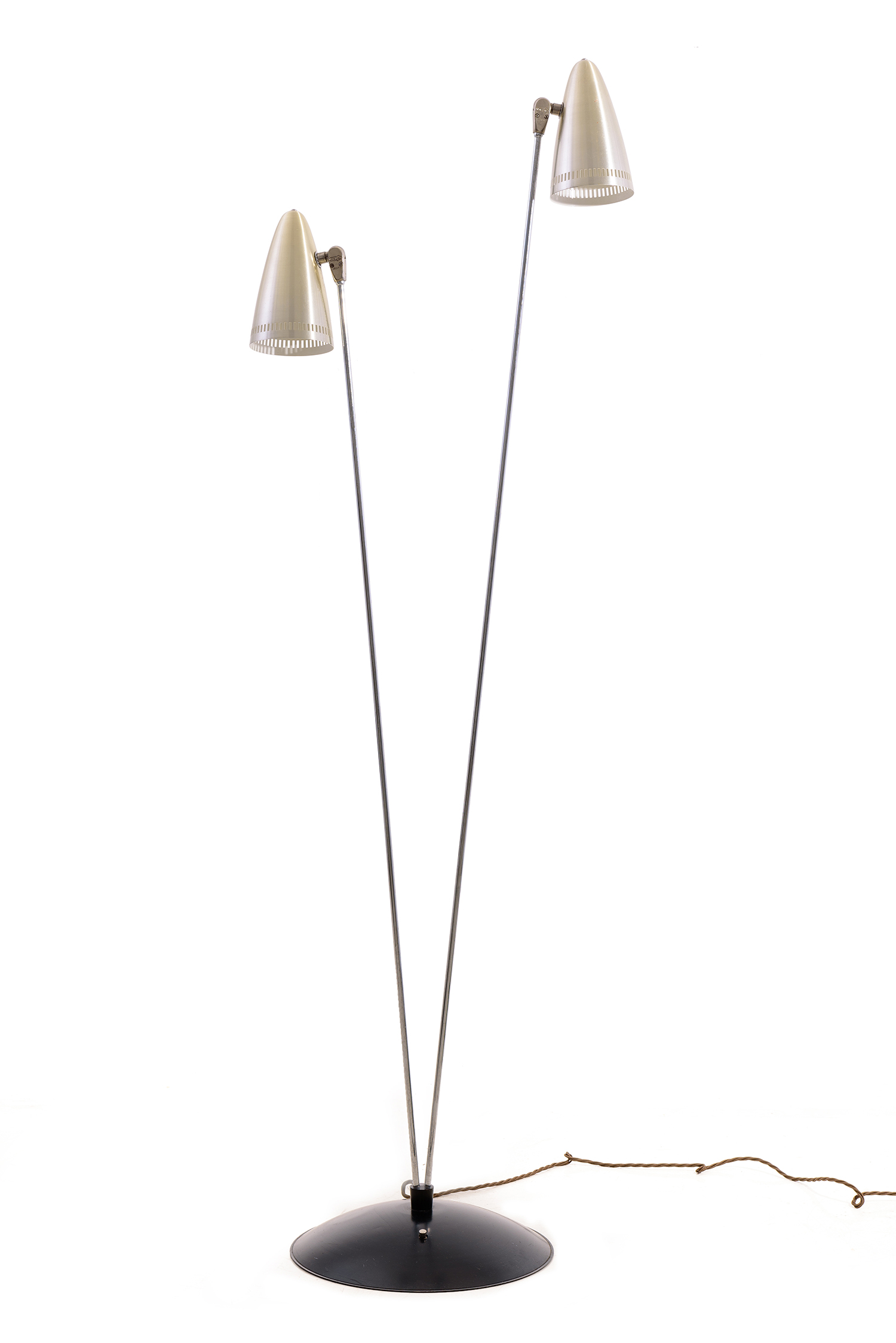 Appraisal: RITE LITE Model TWIN FLOOR LAMP h x d Restored