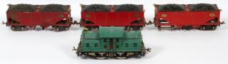 Appraisal: LIONEL PRE LIONEL PRE-WAR STANDARD GAUGE LOCOMOTIVE AND HOPPER CARS