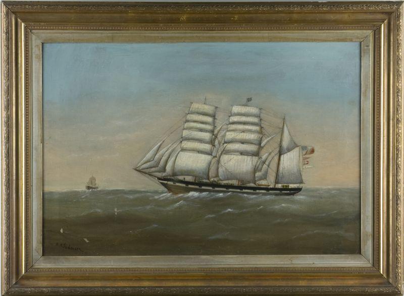 Appraisal: Edward King Redmore Br - In Full Sail oil on