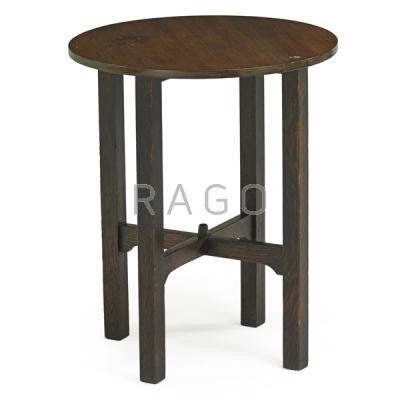 Appraisal: GUSTAV STICKLEY Lamp table Condition Report