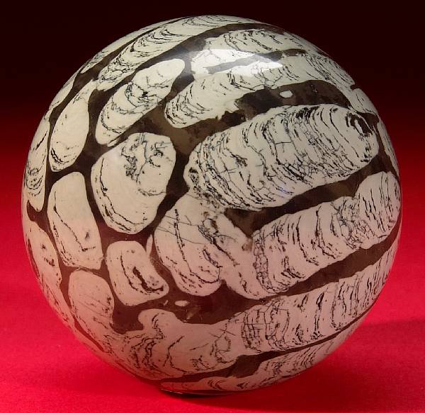 Appraisal: Stromatolite Sphere Yakutia Saha Republic Torgo River Basin Russia Stromatolites