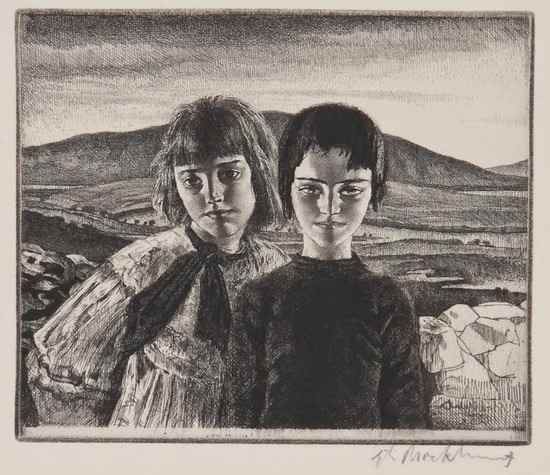 Appraisal: Gerald Leslie Brockhurst The West of Ireland etching final state