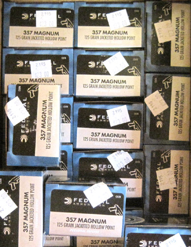 Appraisal: SEVENTEEN BOXES OF MAGNUM AMMUNITION Federal Premium Personal Defense grain