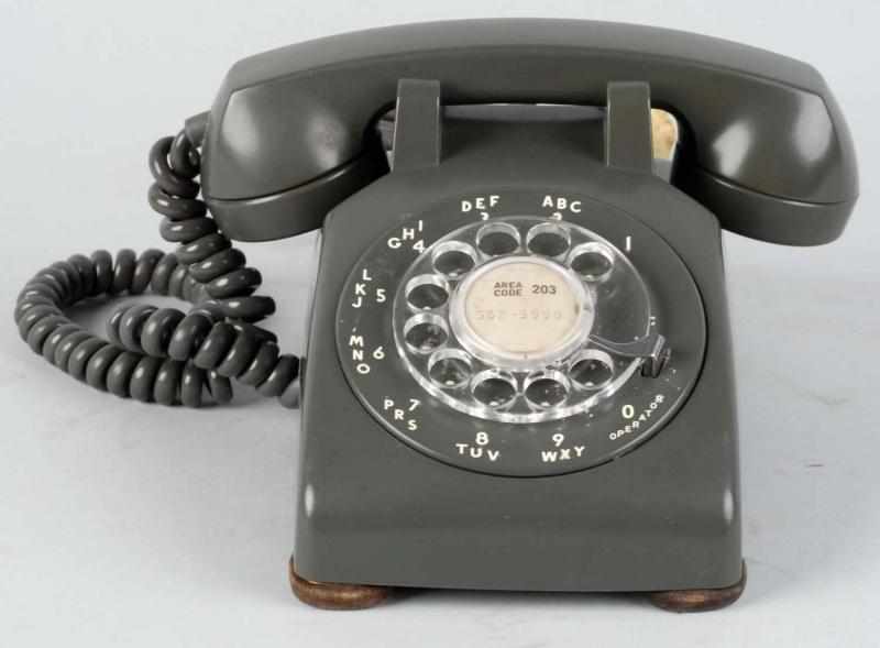 Appraisal: Dark Gray Western Electric Telephone Description Base and shell marked