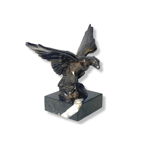 Appraisal: A vintage bronzed metal Eagle desk paperweight x cm